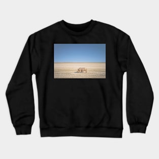 Alone on the dry sea Crewneck Sweatshirt